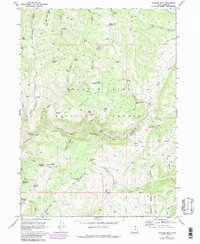 Download a high-resolution, GPS-compatible USGS topo map for Boulder Mtn, UT (1986 edition)