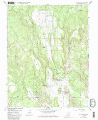 Download a high-resolution, GPS-compatible USGS topo map for Boulder Town, UT (1991 edition)