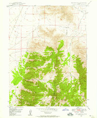 Download a high-resolution, GPS-compatible USGS topo map for Boulter Peak, UT (1958 edition)