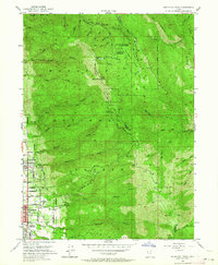 Download a high-resolution, GPS-compatible USGS topo map for Bountiful Peak, UT (1964 edition)