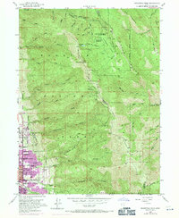Download a high-resolution, GPS-compatible USGS topo map for Bountiful Peak, UT (1971 edition)