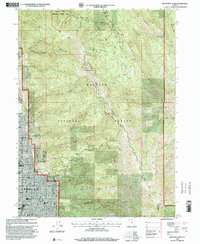 Download a high-resolution, GPS-compatible USGS topo map for Bountiful Peak, UT (2001 edition)
