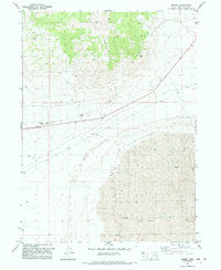 Download a high-resolution, GPS-compatible USGS topo map for Bovine, UT (1992 edition)
