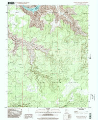 preview thumbnail of historical topo map of San Juan County, UT in 1996