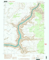 Download a high-resolution, GPS-compatible USGS topo map for Bowdie Canyon West, UT (1987 edition)