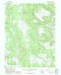 Download a high-resolution, GPS-compatible USGS topo map for Bradford Canyon, UT (1985 edition)