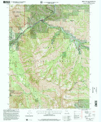 Download a high-resolution, GPS-compatible USGS topo map for Bridal Veil Falls, UT (2000 edition)