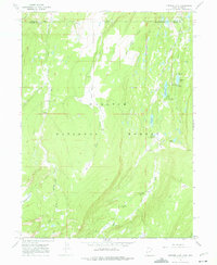 Download a high-resolution, GPS-compatible USGS topo map for Bridger Lake, UT (1975 edition)