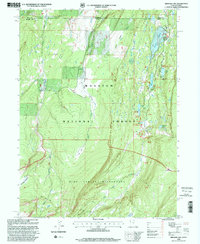 Download a high-resolution, GPS-compatible USGS topo map for Bridger Lake, UT (2001 edition)