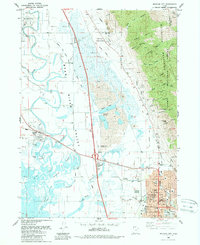 Download a high-resolution, GPS-compatible USGS topo map for Brigham City, UT (1988 edition)