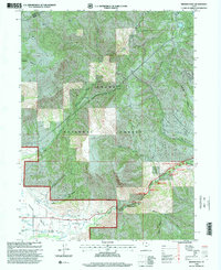 preview thumbnail of historical topo map of Weber County, UT in 1998