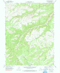 Download a high-resolution, GPS-compatible USGS topo map for Bruin Point, UT (1990 edition)