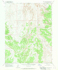 Download a high-resolution, GPS-compatible USGS topo map for Buck Camp Canyon, UT (1970 edition)