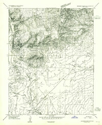 Download a high-resolution, GPS-compatible USGS topo map for Buckskin Gulch NE, UT (1954 edition)