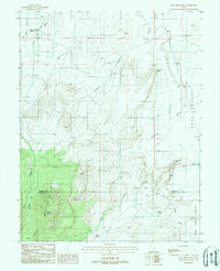 Download a high-resolution, GPS-compatible USGS topo map for Bull Mountain, UT (1988 edition)