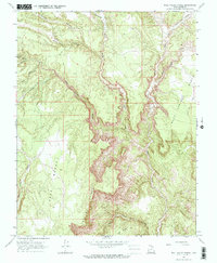 Download a high-resolution, GPS-compatible USGS topo map for Bull Valley Gorge, UT (1968 edition)