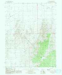 Download a high-resolution, GPS-compatible USGS topo map for Burbank Pass, UT (1991 edition)