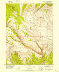 Download a high-resolution, GPS-compatible USGS topo map for Burnt Cabin Gorge, UT (1952 edition)