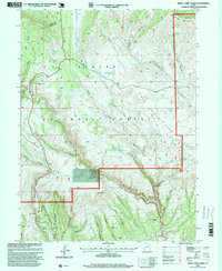 Download a high-resolution, GPS-compatible USGS topo map for Burnt Cabin Gorge, UT (1999 edition)