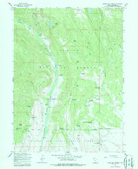 Download a high-resolution, GPS-compatible USGS topo map for Burnt Mill Spring, UT (1988 edition)