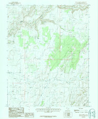 Download a high-resolution, GPS-compatible USGS topo map for Burnt Spring, UT (1987 edition)