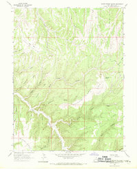 Download a high-resolution, GPS-compatible USGS topo map for Burnt Timber Canyon, UT (1970 edition)