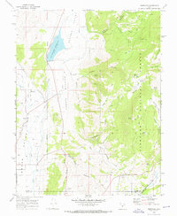 Download a high-resolution, GPS-compatible USGS topo map for Burrville, UT (1972 edition)