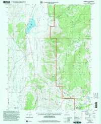 Download a high-resolution, GPS-compatible USGS topo map for Burrville, UT (2003 edition)