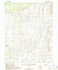 Download a high-resolution, GPS-compatible USGS topo map for Caineville, UT (1987 edition)