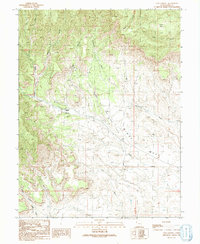Download a high-resolution, GPS-compatible USGS topo map for Calf Canyon, UT (1991 edition)