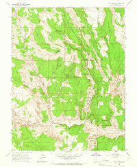 Download a high-resolution, GPS-compatible USGS topo map for Calf Creek, UT (1966 edition)