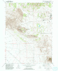 Download a high-resolution, GPS-compatible USGS topo map for Camels Back Ridge NE, UT (1993 edition)