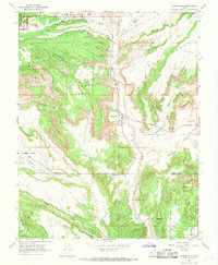 Download a high-resolution, GPS-compatible USGS topo map for Cannonville, UT (1968 edition)