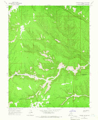Download a high-resolution, GPS-compatible USGS topo map for Carcass Canyon, UT (1966 edition)