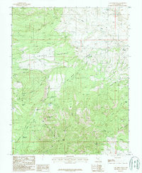 Download a high-resolution, GPS-compatible USGS topo map for Cass Creek Peak, UT (1987 edition)