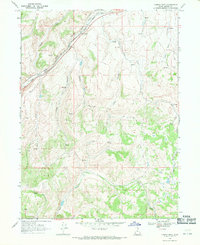 Download a high-resolution, GPS-compatible USGS topo map for Castle Rock, UT (1971 edition)
