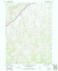 Download a high-resolution, GPS-compatible USGS topo map for Castle Rock, UT (1986 edition)