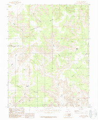 Download a high-resolution, GPS-compatible USGS topo map for Cave Flat, UT (1987 edition)