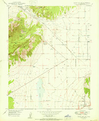 Download a high-resolution, GPS-compatible USGS topo map for Cedar City NW, UT (1950 edition)