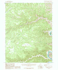 Download a high-resolution, GPS-compatible USGS topo map for Cedar Ridge Canyon, UT (1985 edition)