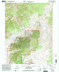 Download a high-resolution, GPS-compatible USGS topo map for Champlin Peak, UT (2003 edition)