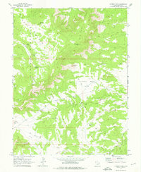 Download a high-resolution, GPS-compatible USGS topo map for Chimney Rock, UT (1976 edition)