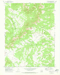 Download a high-resolution, GPS-compatible USGS topo map for Chimney Rock, UT (1972 edition)