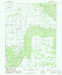 Download a high-resolution, GPS-compatible USGS topo map for Church Rock, UT (1987 edition)