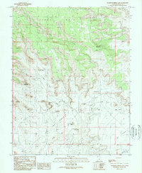 preview thumbnail of historical topo map of San Juan County, UT in 1989