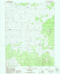 Download a high-resolution, GPS-compatible USGS topo map for Cinder Crater, UT (1986 edition)