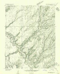 Download a high-resolution, GPS-compatible USGS topo map for Circle Cliffs 4 NW, UT (1954 edition)