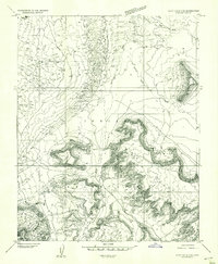 Download a high-resolution, GPS-compatible USGS topo map for Clay Hills 3 SE, UT (1954 edition)