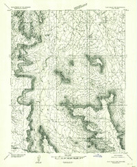 Download a high-resolution, GPS-compatible USGS topo map for Clay Hills 3 SW, UT (1954 edition)