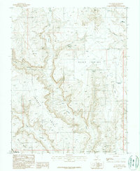 Download a high-resolution, GPS-compatible USGS topo map for Clay Point, UT (1987 edition)